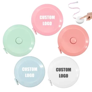 Customized Mini Tape Measure 2M Portable 1.5M Tape Measure Advertising Gift Plastic Tape Measure with Custom Logo