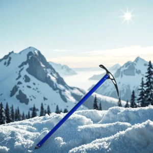 Customized Multi-function Survival Ice Axe with Aluminum & Steel for Snow Mountain Camping Hiking Climbing (Various Sizes)