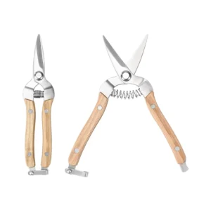 Customized Pruning Shears Fruit Garden Stainless Steel Gardening Scissors Garden Tools Flower Bypass Pruner Shear Scissors