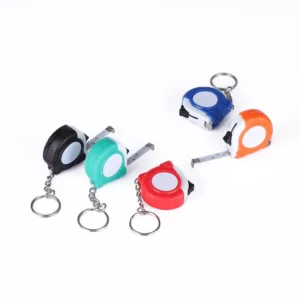 Customized Tape Measure Promotional Gift Small 1M Tape Measure with Keychain