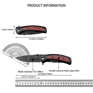 DA315 Pocket EDC Folding Knife DIY Industrial Outdoor Lightweight Multi Purpose Tool Camping Survival Portable OEM
