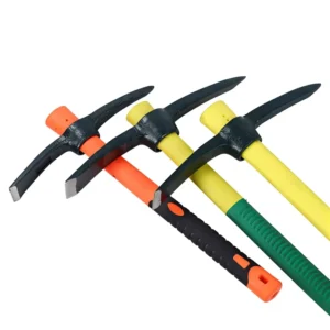 DIY Farm Tools Pick Shovel Hoe Portable Professional Hand Tools Railway Steel for Agricultural Garden Maintenance