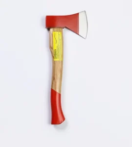 DIY Grade Fire Axe with Wood Handle Carbon Steel Blade 4 in Cutting Edge for Survival Use