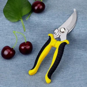 DIY Industrial Grade Garden Scissors with Stainless Steel Blade and PP+ABS Handle Tree Pruning Shears