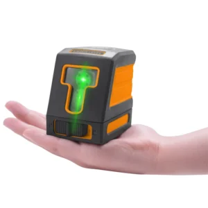 DIY OEM ODM 2 Lines Green Beam Self-Leveling Cross-Line Laser Level with 3mm/10m Precision and 3-Dot