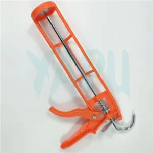 DIY Skeleton Silicone Caulking Gun Orange Sealant for Hardware Tools Manual Power Source