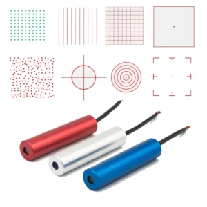 DOE Laser Module Green Red Line Circle Dot 450nm-700nm Multi Continuous Wave Diode Adjustable Focus Industrial Measurement
