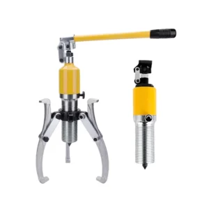 DYF 50 50 Ton Hydraulic Steel Puller Tool Crimping Type Hand Pump Bearing Gear 35Mpa 220V 50mm Stroke Construction Use