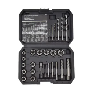 Damaged Bolt Nut Extractor Set Anti Slip Twist Socket for Stripped Rusted Lug Nuts Removal Tool