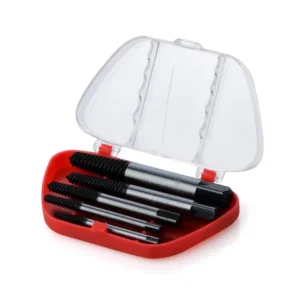 Damaged Broken Screws Extractor Removal Tool Damaged Bolts Screws Drill Bits 5Pcs Set Screw Drivers 3mm 19mm
