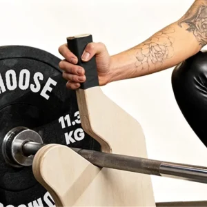 Deadlift Wooden Barbell Jack Portable Strong Bar Pry Piece for Weightlifting, Ergonomic Lifting Rod for Gym