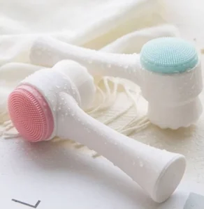 Deep Pore Cleansing Nylon Facial Brush with Long Handle Superfine Fibre Soft Smart Home Product for Face Washing