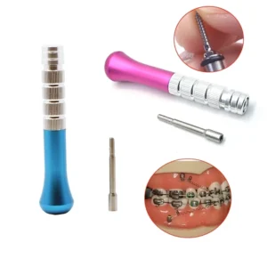 Dental Orthodontic Manual Screwdriver for Micro Implants Mini Screw Self Drilling Titanium Wrench Key