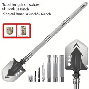 Detachable Outdoor Emergency Survival Tactical Folding Shovel Farming Snow Garden Ordnance Car Camping DIY Digging Shovels