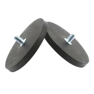 Diameter 66mm External Thread M8 Rubber Coated Strong Magnetic Suction Cup Roof 1/4 for Starlink Mini