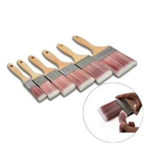 Direct Factory Price Paint Brush Synthetic Bristle With Wooden Handle Painting Brushes