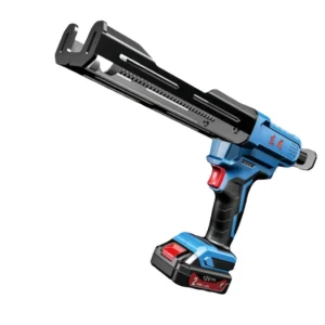 Dongcheng 12V 2.0Ah Dual Component Electric Power Caulking Gun Efficient 8000N Tool with Two Batteries and One Charger