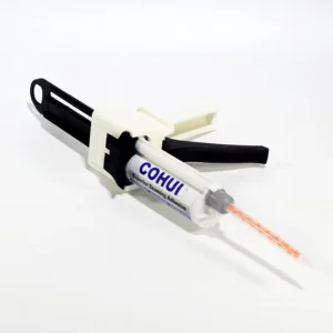 Double Dispenser Caulking Gun 10 1 for AB Glue Cartridge 75ml Construction Use Plastic