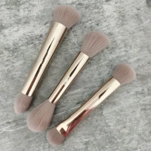 Double Head Flat Makeup Brush Set Foundation Concealer Blush Contour Brush