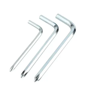 Double Head Phillips Allen Key Spanner L Shape Cross Wrench Screwdriver #2 Phillips L Key 2.5mm 3mm 4mm 5mm 6mm 8mm