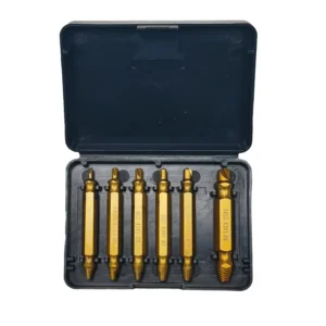 Double Head Tool Damaged Screw Extractor Broken Bolt Stripped Set Stud Slip Teeth Demolish Remover for Disassemble Removal