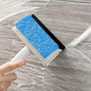 Double Sided Window Glass Cleaning Brush Set Screen Wiper Sponge Design PP Bathroom House Floor