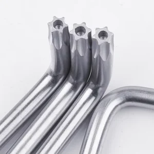 Double ended Star Hex Allen Key Torx Key Plum L Type Socket Torque Wrench Plum Blossom Star Hollow Anti theft Wrench