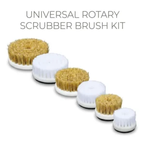 Drill Brush with Attachment Power Scrubber 4 Inch PP Bristle for Cleaning Car Carpet Tire Bathroom Industrial Grade Heavy Duty