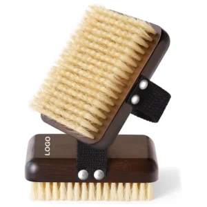 Dry Brushing Body Brush Shower Brush for Body Natural Thick Bristles Exfoliates Dead Skin Detoxifies Improves Blood Circulation