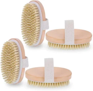 Dry Brushing Oval Fashion Loofah Scrubber for Dry Skin