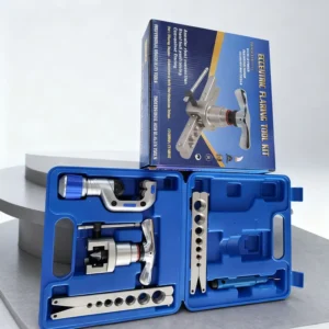 Dual Purpose Flaring Tool Set 5-16mm HVAC Refrigeration Copper Pipe and Automotive AC Line Fabrication Hand Tool