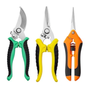 Durable Garden Tool Set Stainless Steel Pruning Shears Scissors Pruner for Cutting Branches