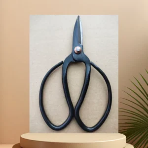 Durable High Carbon Steel Manual Garden Scissors 110x180mm Bonsai Pruning Shears Sharp Snips