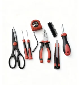 Durable Household Toolbox Set Made Stainless Steel Includes Scissors Screwdriver Combination Plier Other Hand Tools OEM