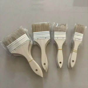 Durable Pure Bristle Brushes in 1 2 3 Inch Sizes for Household and Industrial Painting Projects