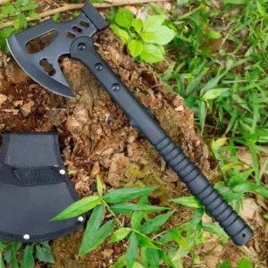 Durable Stainless Steel Outdoor Tactical Axe with Durable TPU Handle Multi-purpose Hammer for Camping Survival