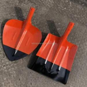Durable Steel Mooden Fiber Handle Spade Shovel with 11 in 0 Blade Angle Red Color 3 Year Warranty for Gardening and Home Use
