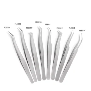 ELITER Hot Sell Stainless Steel 30 80 Degree Eyelash Tweezer Volume Eyelash Tool Tweezers for Eyelash Extension
