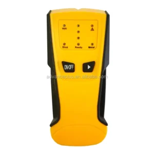 EOUTIL Multi Frequency Joist Stud Finder for Wood Metal Studs Metal Rebar AC Live Wire Orange 5cm Coil TH105 1 Year Warranty