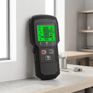 EOUTIL TH310 5 in 1 LCD Screen Display Multifunctional Stud Finder Ferrous Non Ferrous Metal Detector Black