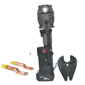 ES 300C Hydraulic Pliers 2 in 1 Hydraulic Cutting and Crimping Tool Battery Press Tool Battery Powered Cable Cutter Crimper