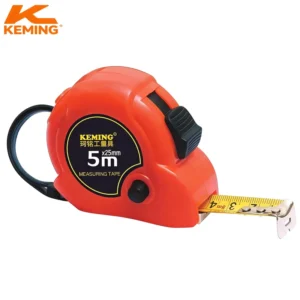 Easy Carry All Purpose Rubber Coated Tape Measure 7.5m Waterproof Shockproof for Construction & Masonry