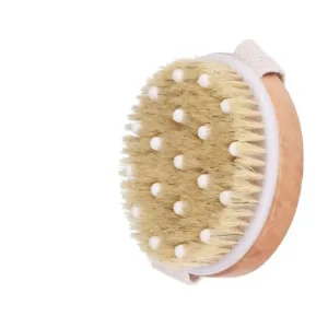 Eco Friendly Handmade Wooden Bath Brush Durable Natural Scrub Brush for Bathtub and Shower Cleaning