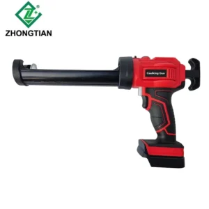 Electric Caulking Gun Cordless Caulking Gun Battery Powered Caulking Gun with LED Light 4-position Adjustment for Caulking