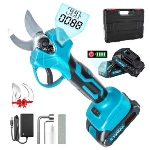 Electric Cordless Lithium Battery Hand Pruner Garden Pruning Shear for Vineyard Power Shears