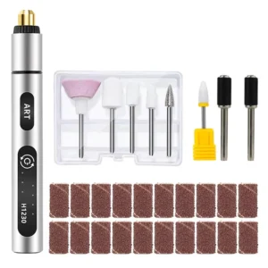 Electric Engraving Pen Mini Grinder 38 Accessories USB Charging Cordless Portable DIY Rotary Brushless Motor Battery Metal