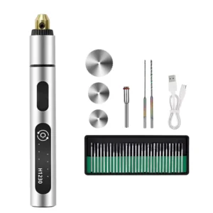 Electric Engraving Pen with 38 Accessories USB Charging Cordless Portable DIY Rotary Grinding Machine for Jewelry Engraving E109