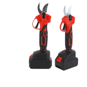 Electric Right Handed Garden Secateurs Pruning Scissors Carbon Steel Bypass Pruner 30-50mm Cutting Capacity Pruning