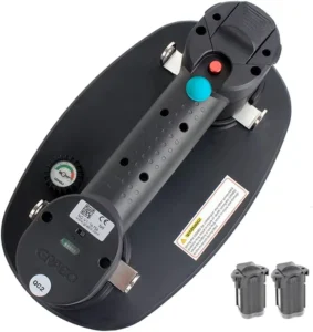 Electric Vacuum Suction Cup Lifter Wood Drywall Granite Glass Tile Heavy Lifting Tool with Friction Foam Seal