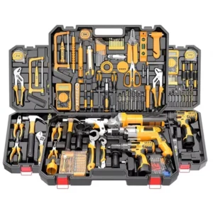 Electrical Multifunction Power Tool Kit 1 Set Durable Portable Hand Wrench Tool Box with Customized Logo